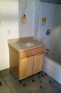 lav vanity tub tile construction web Bath construction