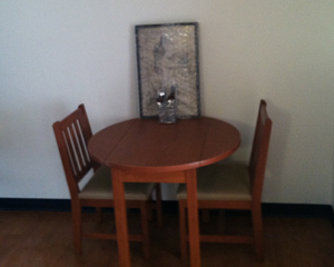 March 23 student residence dining table chairs Dining table and chairs