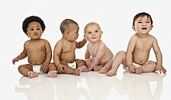 group of babys