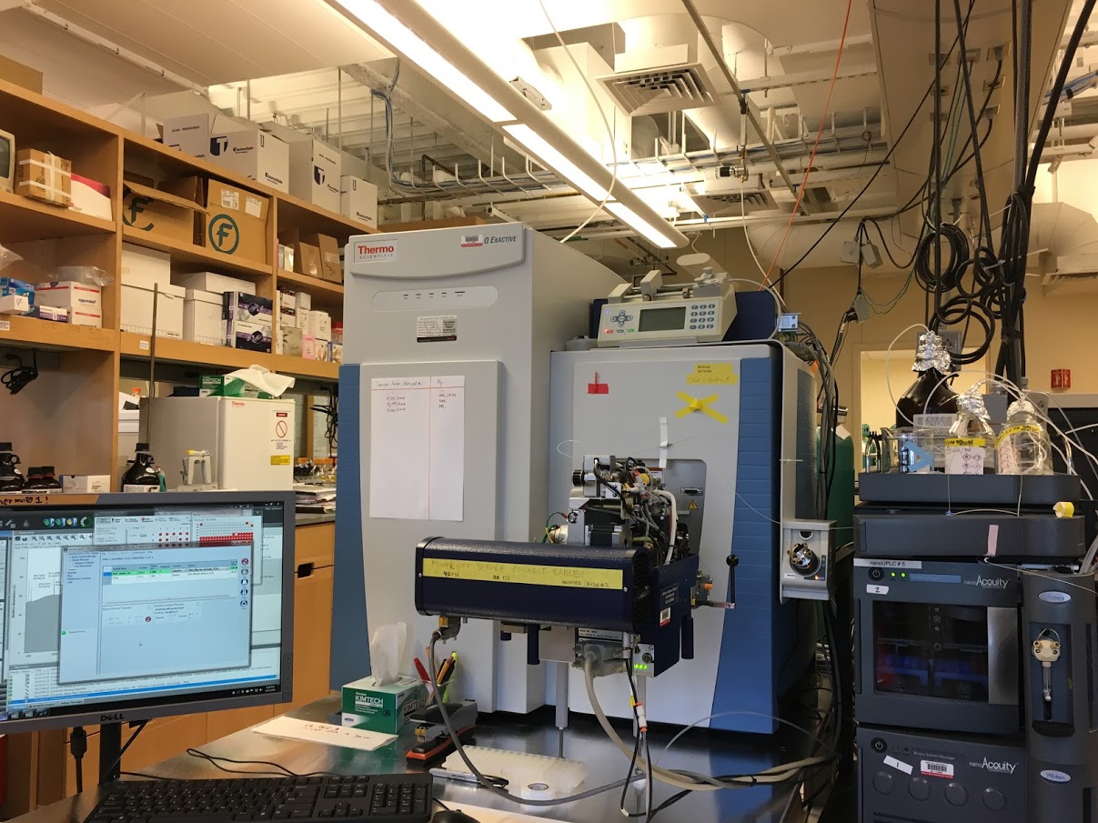 ThermoFisher QExactive mass spectrometry system Center for