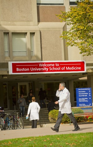 Health and clinical education at BU have been ranked 22nd in the world by a UK-based Thomson Reuters survey. Photo by Kalman Zabarsky