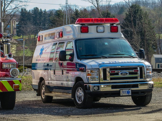 Emergency Medical Services vehicle (Courtesy Flickr user rolesnevich)