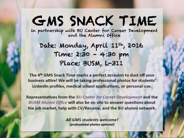 GMS Snack Time