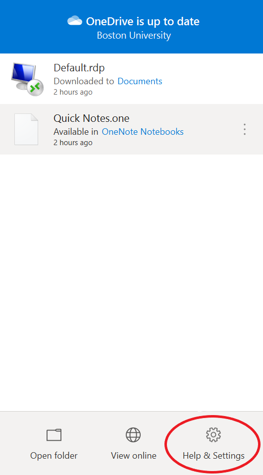 Backup & Sync Local Folders to OneDrive in Windows » BUMC Information