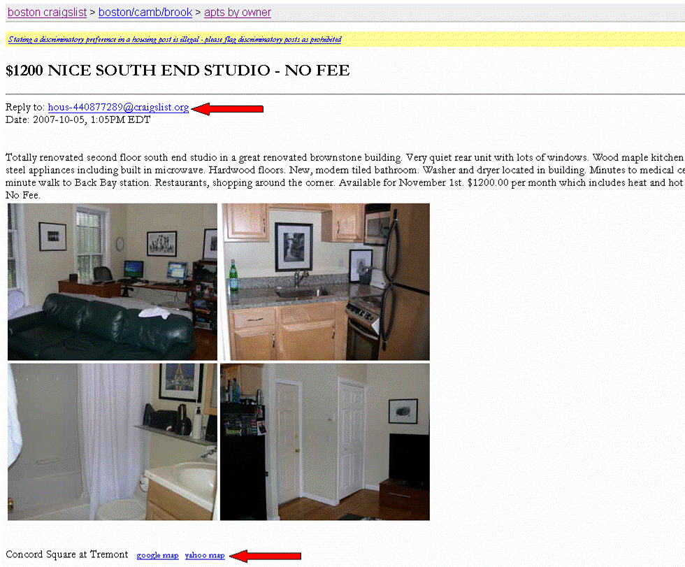 listing