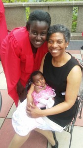 Lois Bayigga, Lindy Joseph and Baby Ava - Graduation 2016