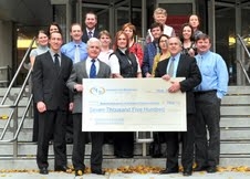 Stern receives check placeholder