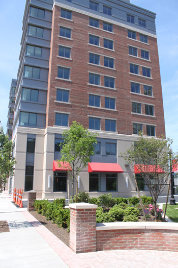 Spring at the student residence.