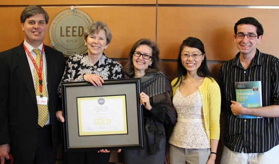 John Barton, Karen Antman, Angela Jackson, Kristine Xue'15, Alex Rand '16