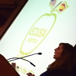 Cristina Vazquez-Mateo, PhD speaking at the inaugural ECUSA-Boston event
