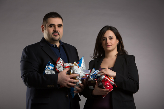 Pietro Cottone, a MED associate professor, and Valentina Sabino, a MED assistant professor.