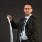 Richard Wainford studies the connection between salt and high blood pressure. Photo by Michael D. Spencer