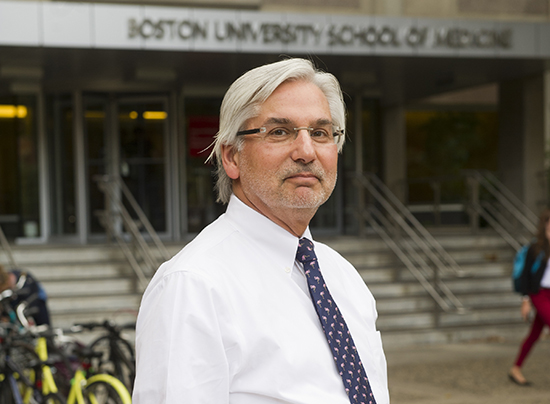 David Center directs Boston University’s Clinical & Translational Science Institute, which received an NIH renewal grant to help investigators on both campuses conduct multidisciplinary clinical research. Photo by Cydney Scott