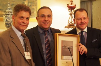 Left to right: Ali Khemili, Executive Director of the TCC, Dr. Guermazi, and Faysal Gouia, Ambassador of Tunisia to the US.