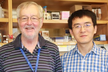 L to r: Paul Pilch and Libin Liu.