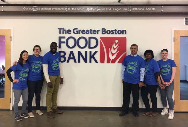 From left to right: Amanda Tan, Kate Petcosky, Sam Boadu, Fredric Majnoun, Wanda Roberts and Julia Huntsman