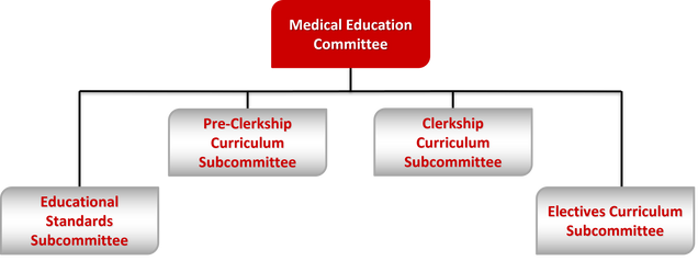 Medical Education Committees Org Chart