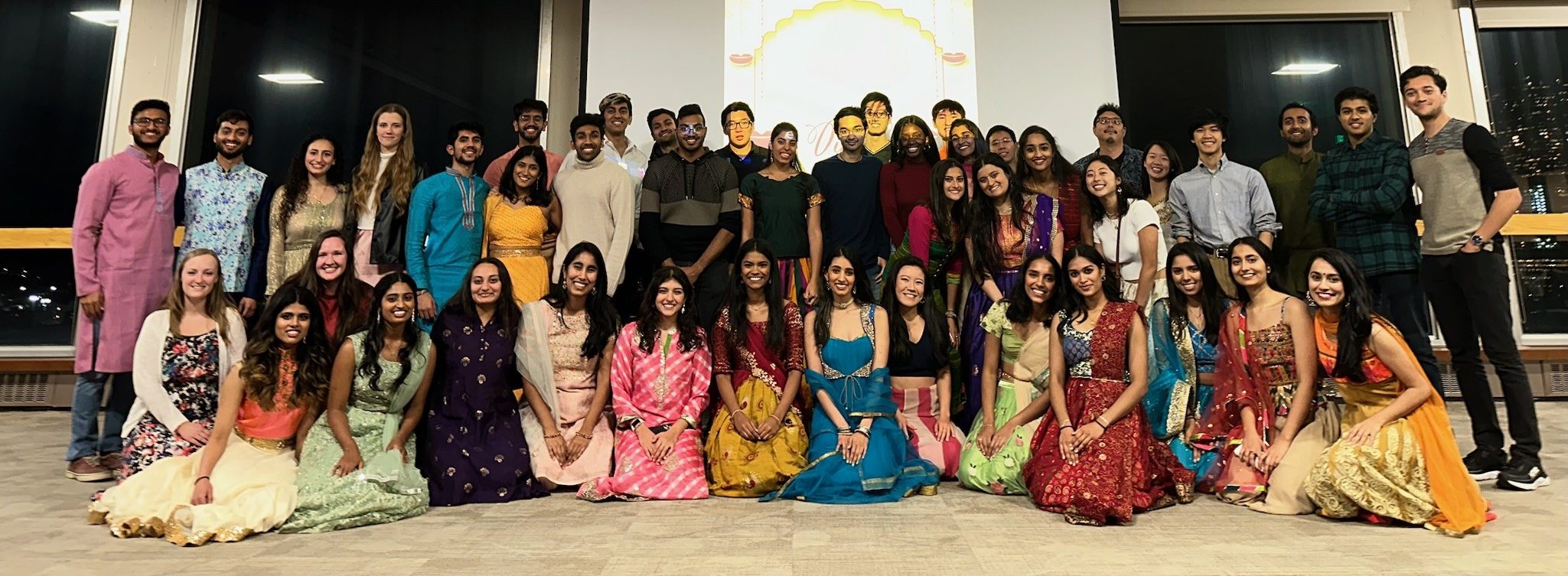 Group shot of Diwali celebration