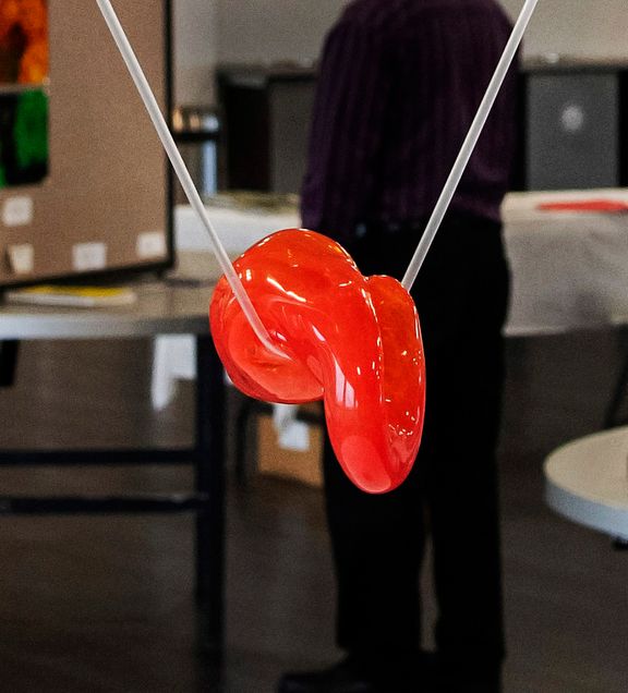 Photo of Art Days installation by Noah Siegelby
