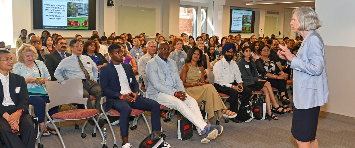 Dean Antman welcomes guests of entering class of 2023
