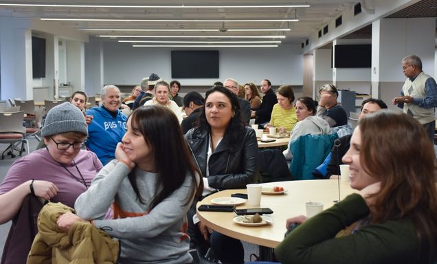 Audience shot at Corley reception