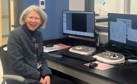 Dean Antman seated in control room at cryo event