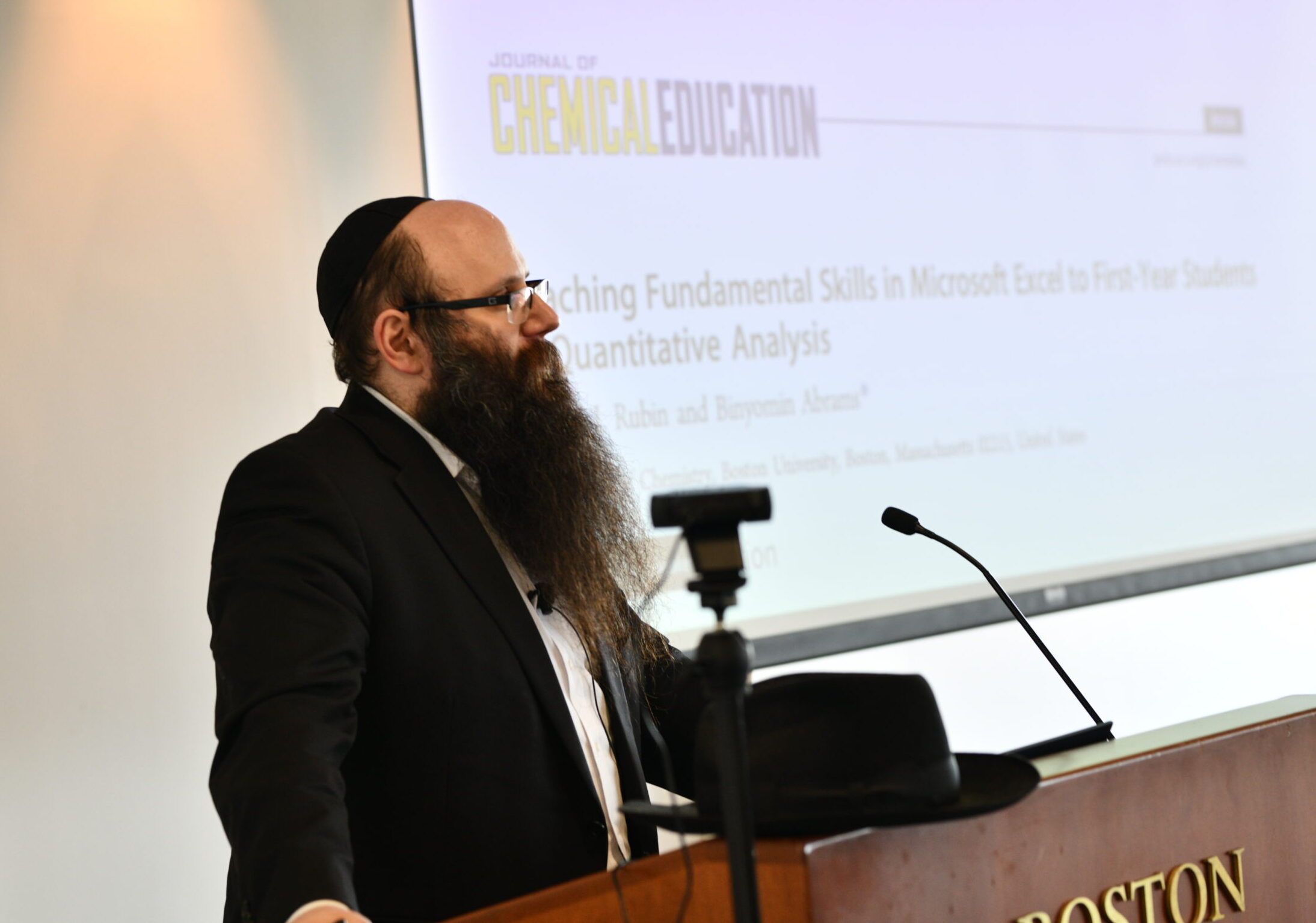 Dr. Abrams delivering the keynote address