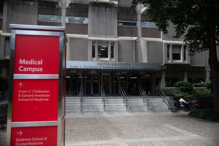 View of the School of Medicine Entrance