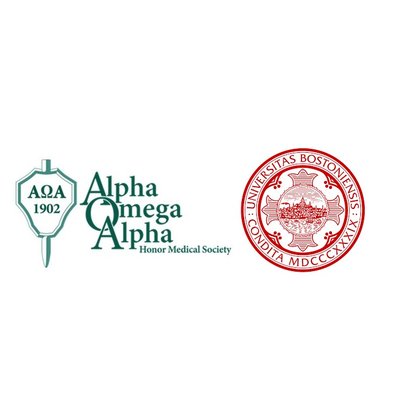 Alpha Omega Alpha BU logo