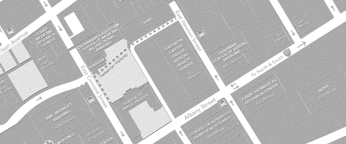 abstracted campus map