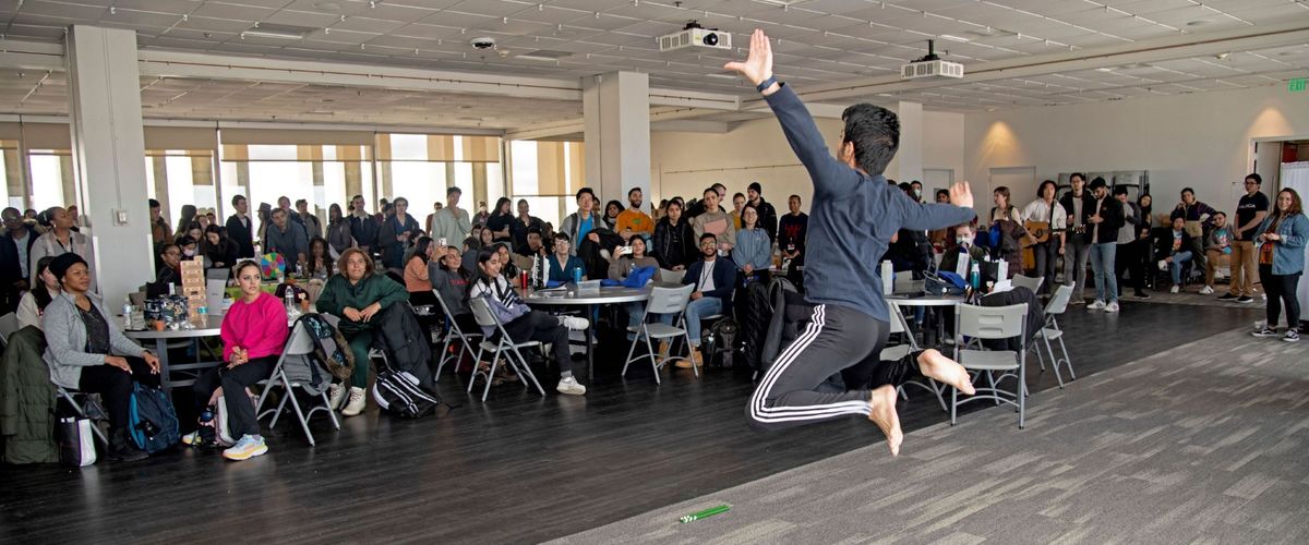 Medical student wellness fair.