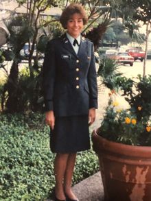 Photo of Kim Dever, MD'92, in uniform