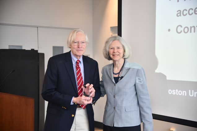 Antman and McCahan standing together