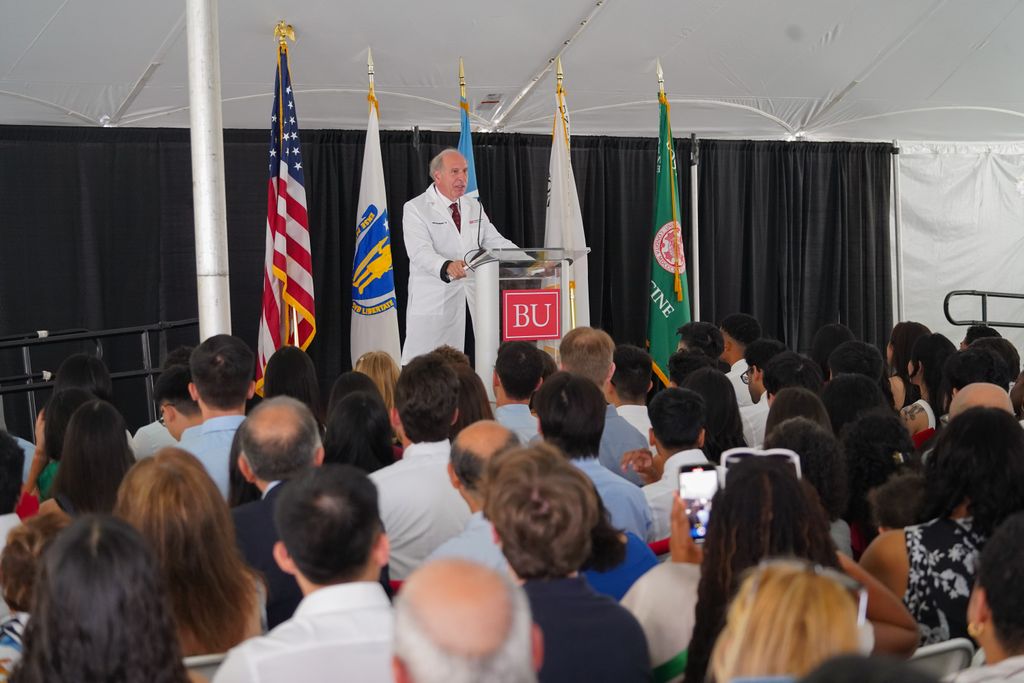 Dr. Hochman giving keynote