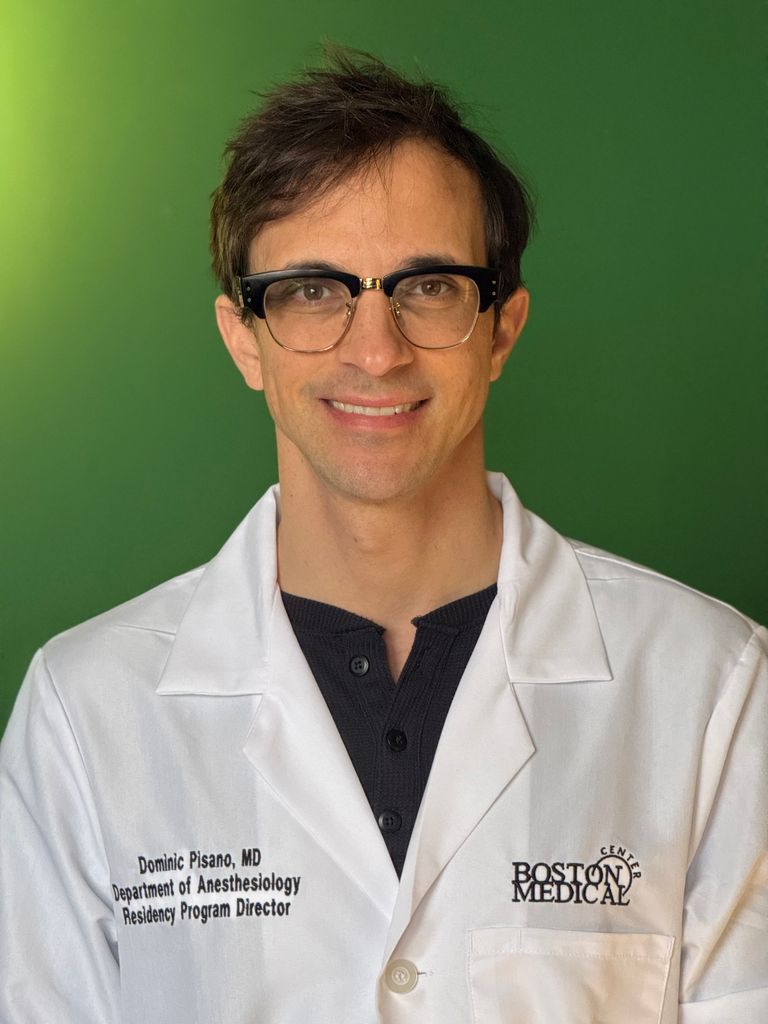 Dr. Pisano in whitecoat