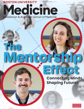 Cover of the Summer/Fall 2026 issue of Boston University medicine