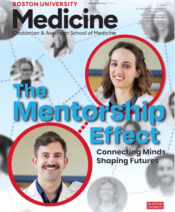 Cover of the Summer/Fall 2026 issue of Boston University medicine