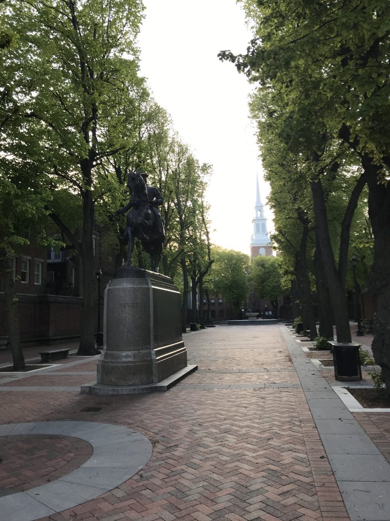 Paul Revere statue North End