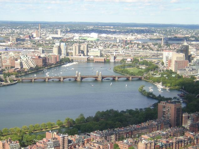 Charles River, Salt and Pepper Shaker Bridge, Boston, MA