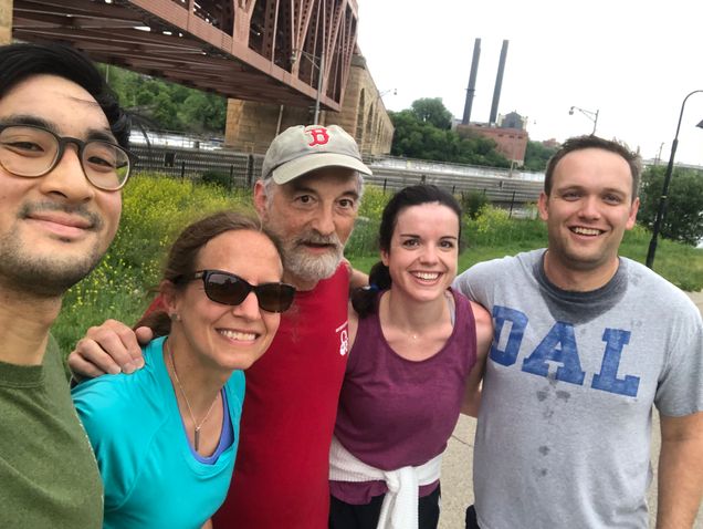 RAMS group participates in a morning jog