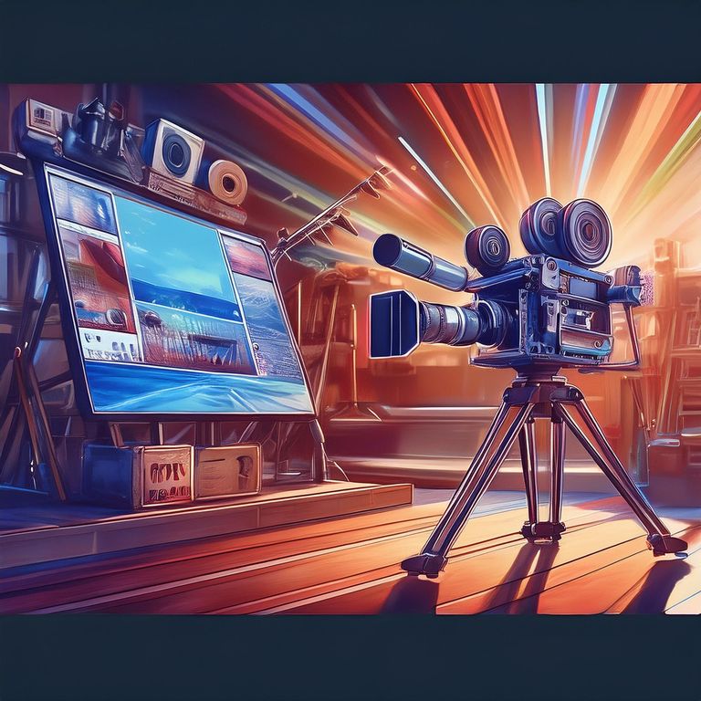 Image of a monitor with a camera