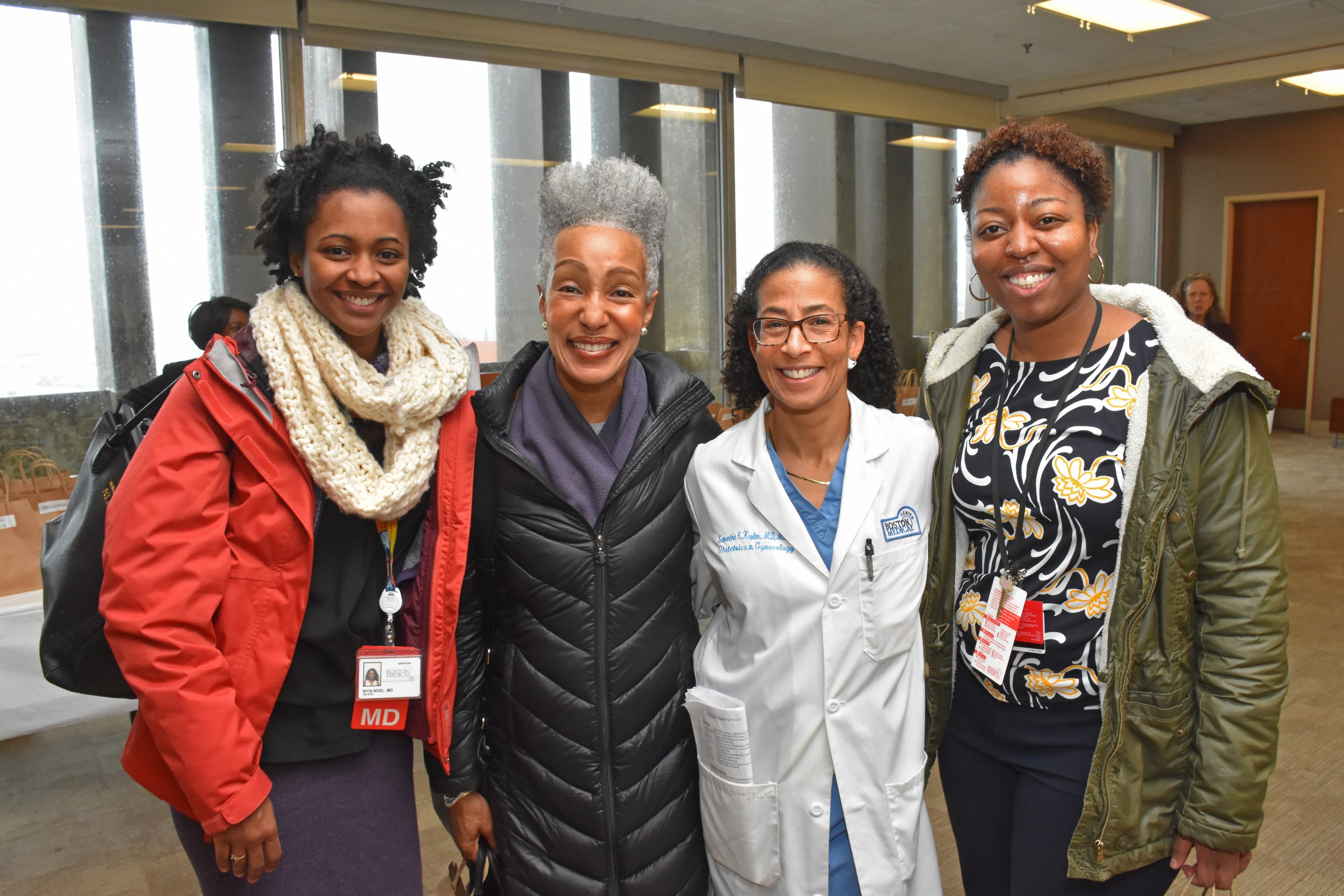 Faculty at networking event