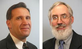 Gary Young (left) and James Burgess