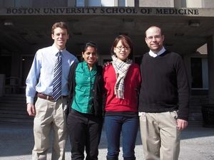 Serchuck Winners - 2011 L to R: Stephen Alerhand, Amrita Devalapalli, Elizabeth Park, Jacob Wood.