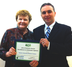 TranSComm Award Maureen Lacey Boris Lazic web Maureen Lacey, TranSComm and Boris Lazic, BUMC Human Resources receive award