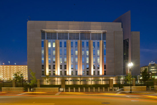 NEIDLNITE The National Emerging Infectious Diseases Laboratories, on the BU Medical Campus. Photo by Kalman Zabarsky