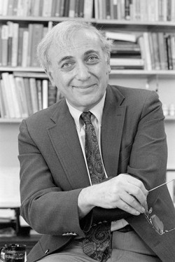 The late Norman Scotch (CAS’51, GRS’52), founding dean of SPH, created one of the nation’s first public health graduate schools for working health professionals. Photo by Fred Sway