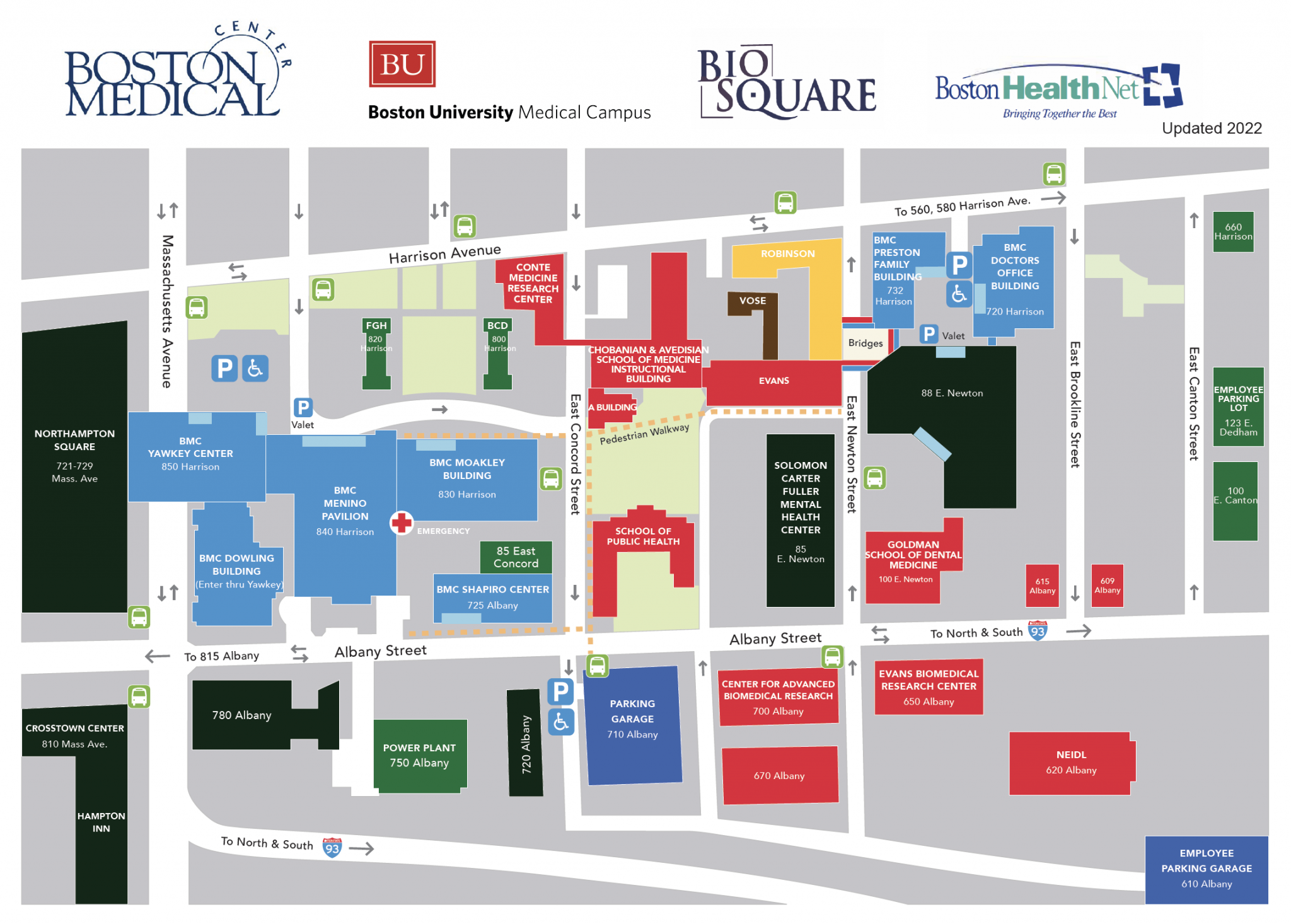 Campus Maps Boston University Medical Campus
