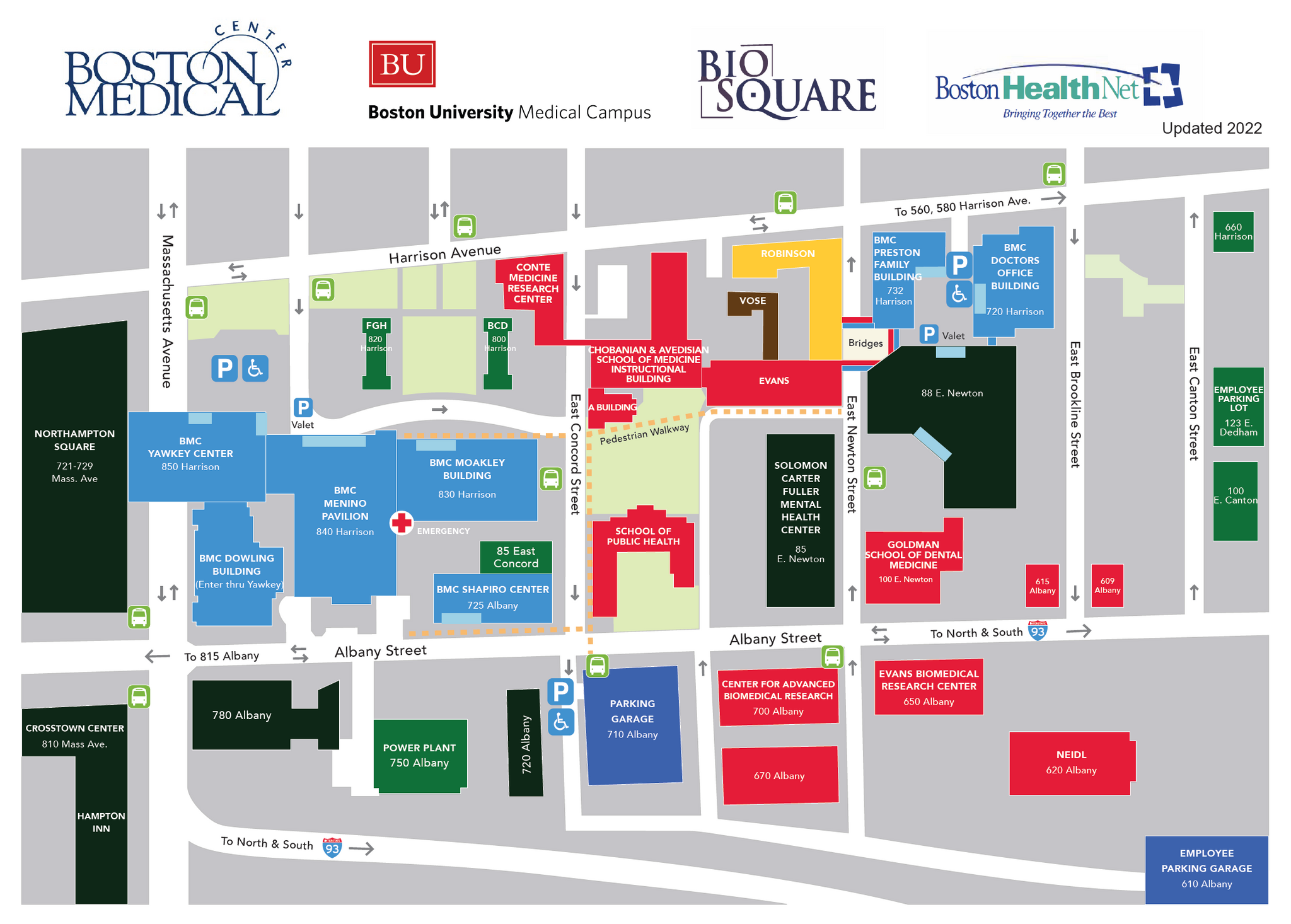 Campus Maps Boston University Medical Campus