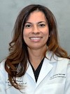 Head and shoulders pic of Sheila Rodriguez Vamvas in whitecoat